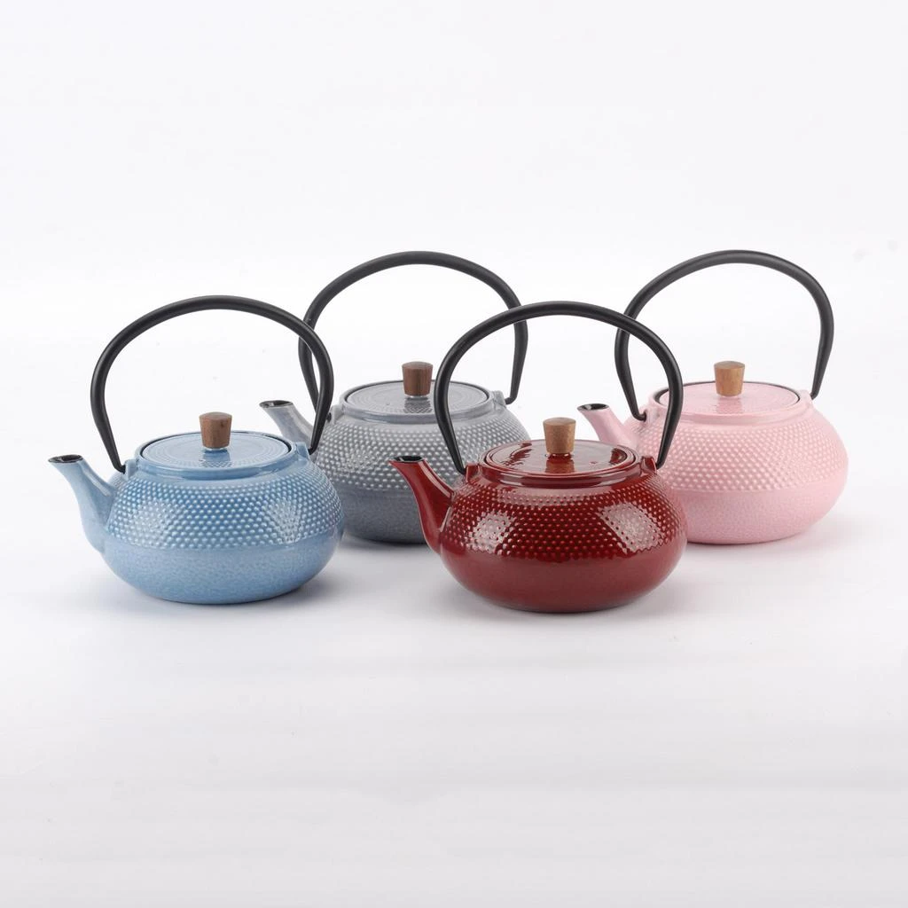 Enameled Cast Iron Teapot - Dot 商品