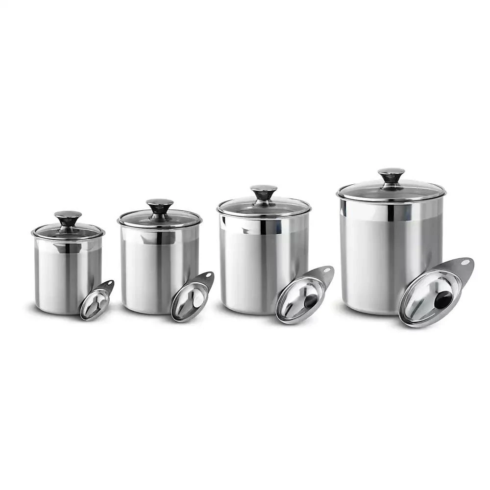 商品Tramontina|Gourmet 8 Pc Covered Canister & Scoop Set,价格¥593,第2张图片详细描述
