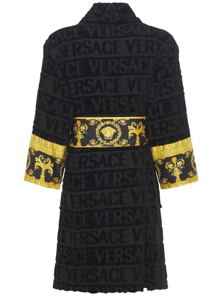 商品Versace|Barocco & Robe Cotton Bathrobe,价格¥4234,第1张图片详细描述