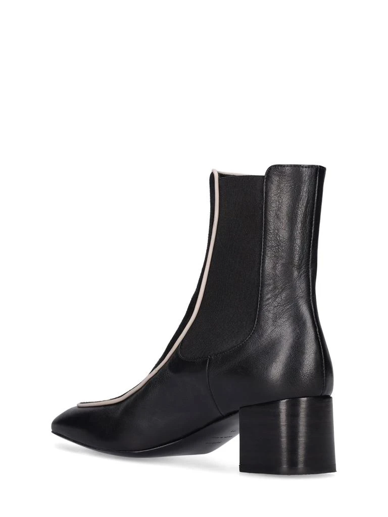 商品Totême|50mm The Block Heel Leather Ankle Boots,价格¥6347,第3张图片详细描述