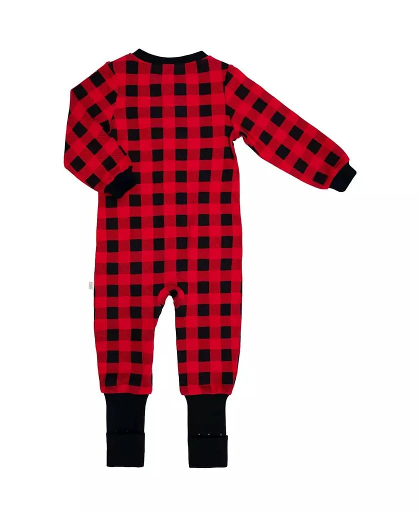 商品Snugabye|Baby Boys or Baby Girls Buffalo Plaid Convert-A-Foot Sleeper,价格¥246,第2张图片详细描述