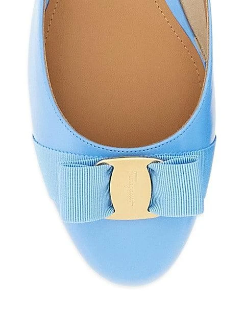 商品Salvatore Ferragamo|Varina Patent Leather Ballet Flats,价格¥3388,第4张图片详细描述