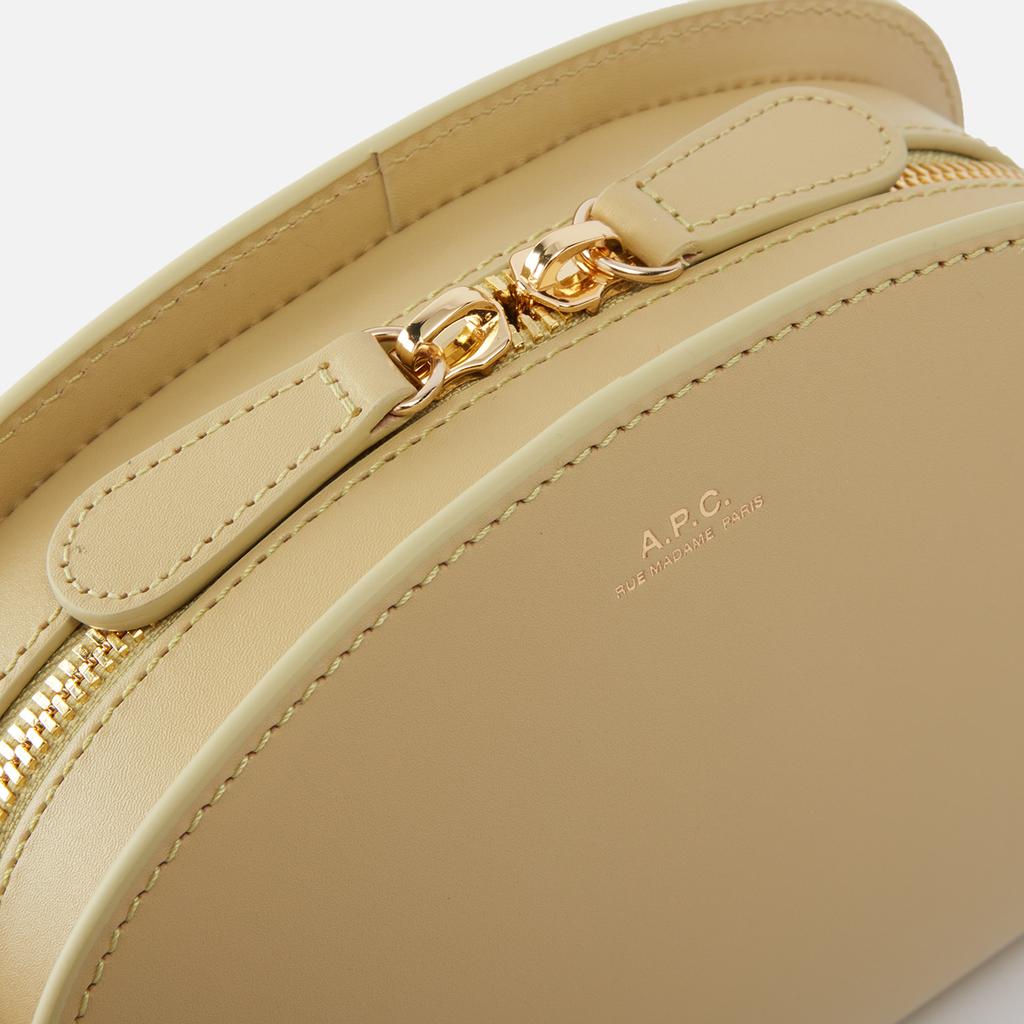 A.P.C. Mini Demi-Lune Leather Shoulder Bag商品第4张图片规格展示