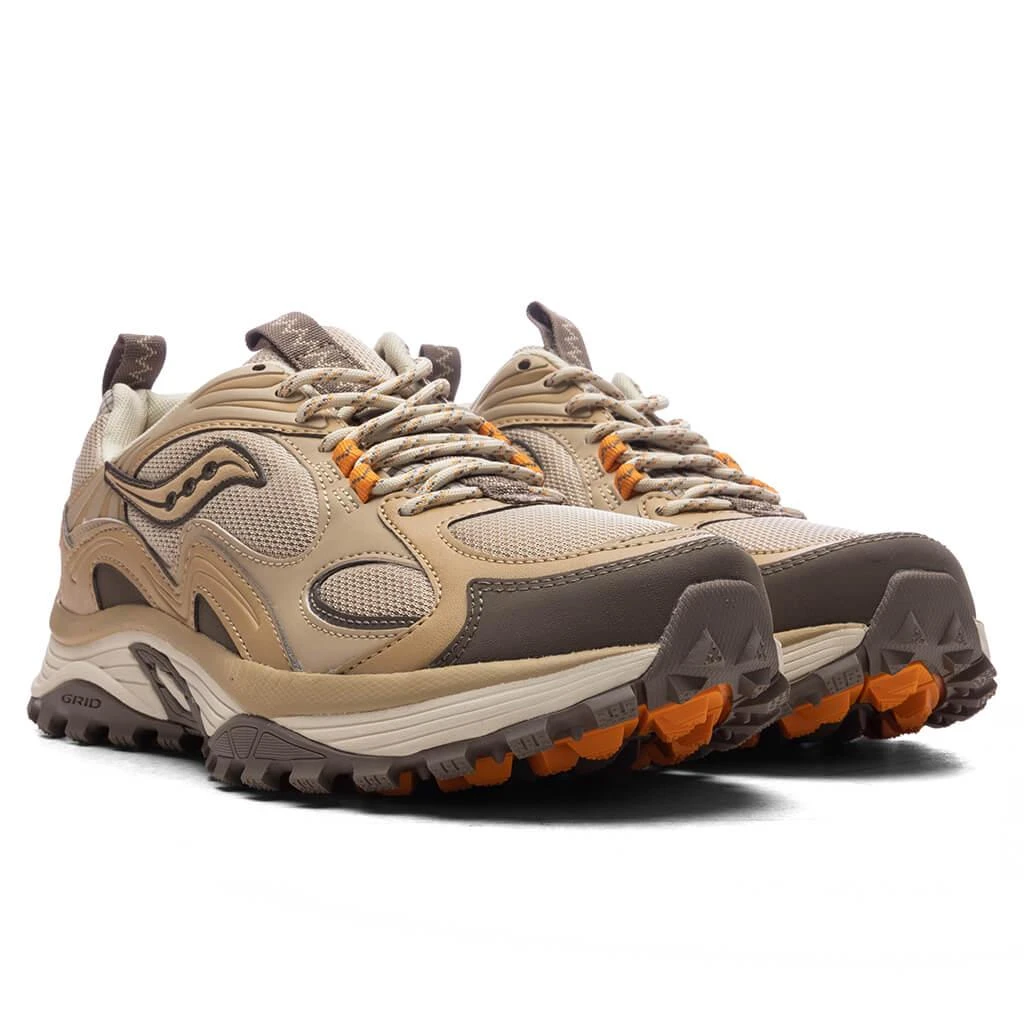 商品Saucony|Grid Aura X - Whey/Orange,价格¥757,第2张图片详细描述