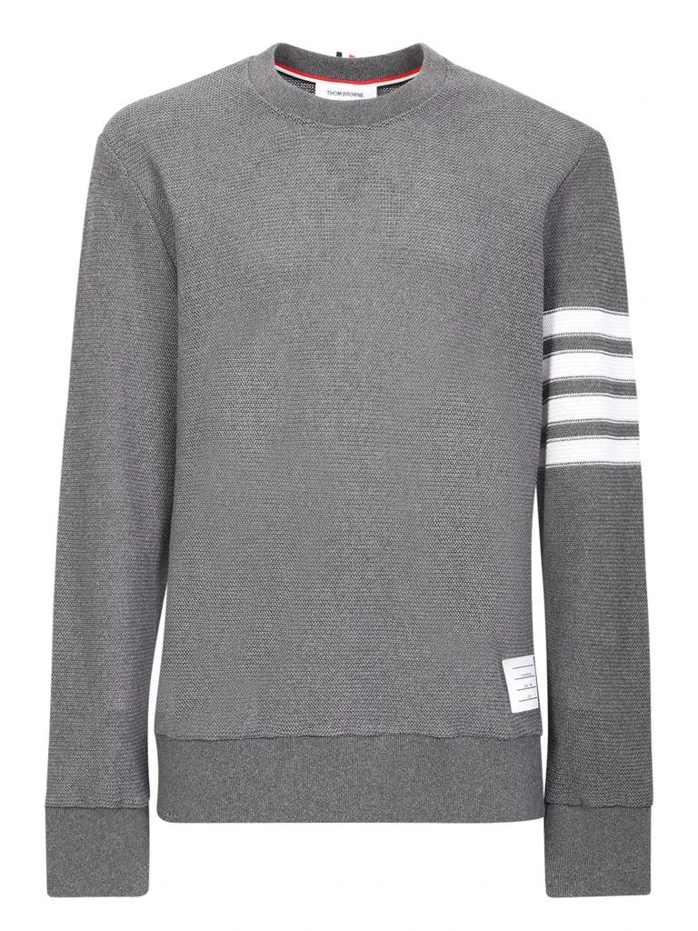 商品Thom Browne|Thom Browne 4-bar Crewneck Pullover,价格¥5309,第1张图片