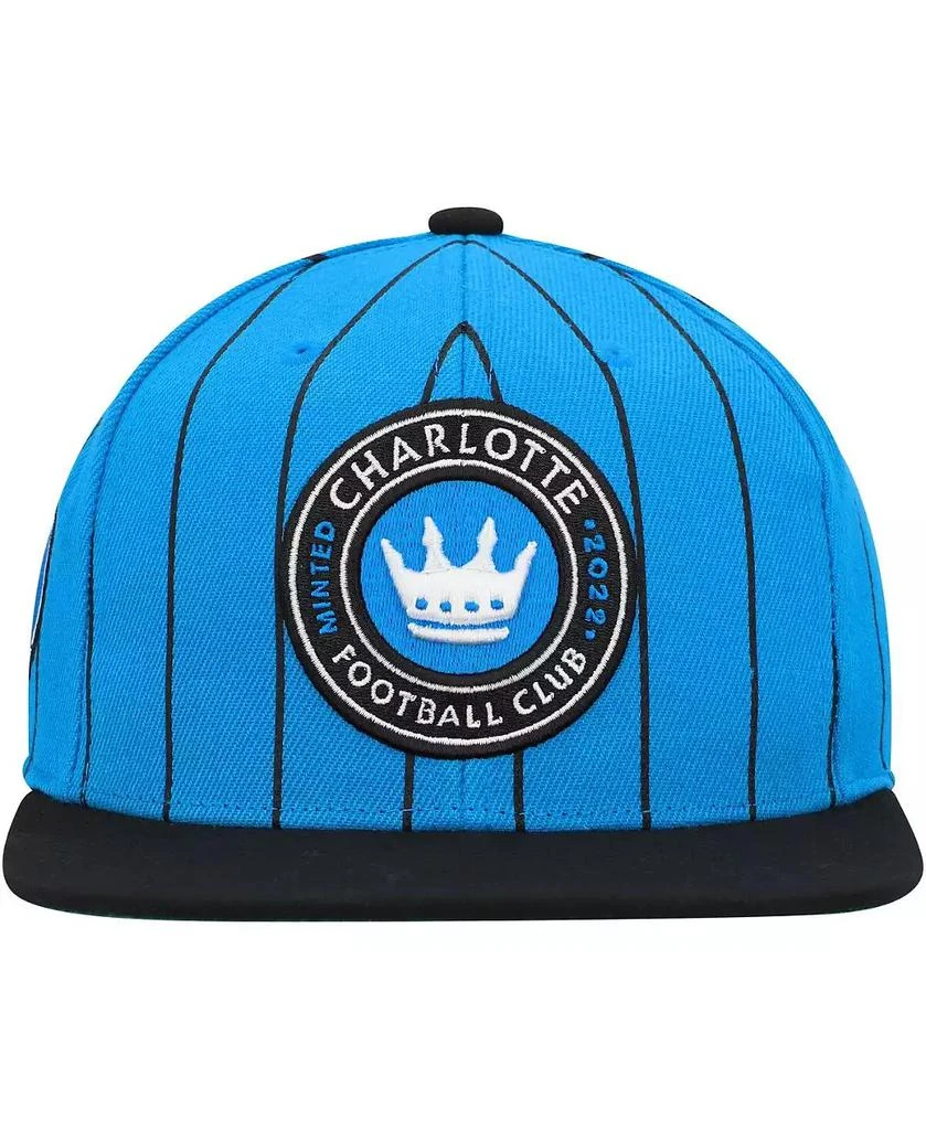 商品Mitchell & Ness|Men's Light Blue Charlotte FC Team Pin Snapback Hat,价格¥269,第2张图片详细描述