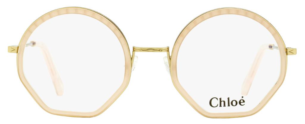 Chloe Women's Round Eyeglasses CE2143 601 Gold/Rose 50mm商品第2张图片规格展示