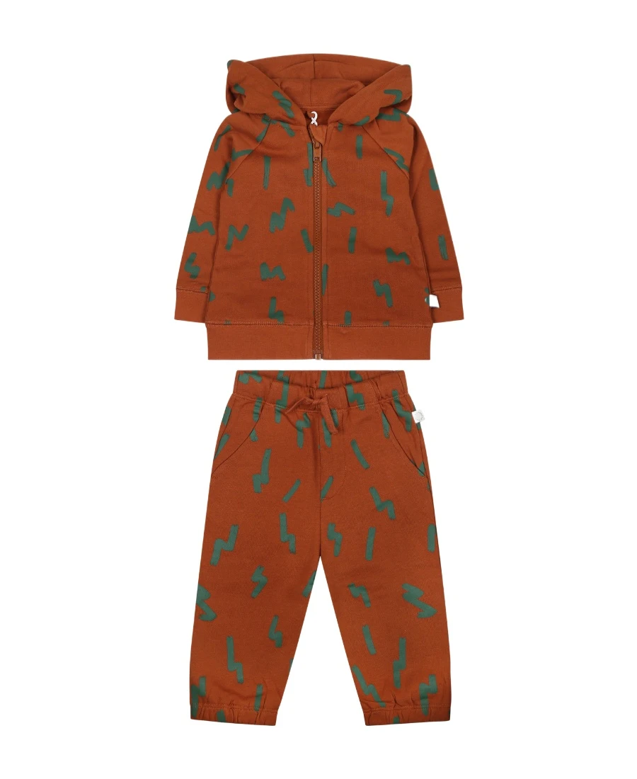 商品【商品预售7天】 Stella McCartney|Stella McCartney 男童套装 TT3520Z1424312VE 棕色,价格¥2172,第2张图片详细描述
