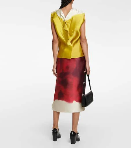 商品Prada|无袖真丝混纺女式上衣,价格¥22233,第3张图片详细描述