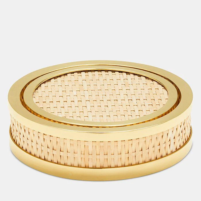 商品AERIN|Colette Cane Coasters, Set of 4,价格¥2612,第2张图片详细描述