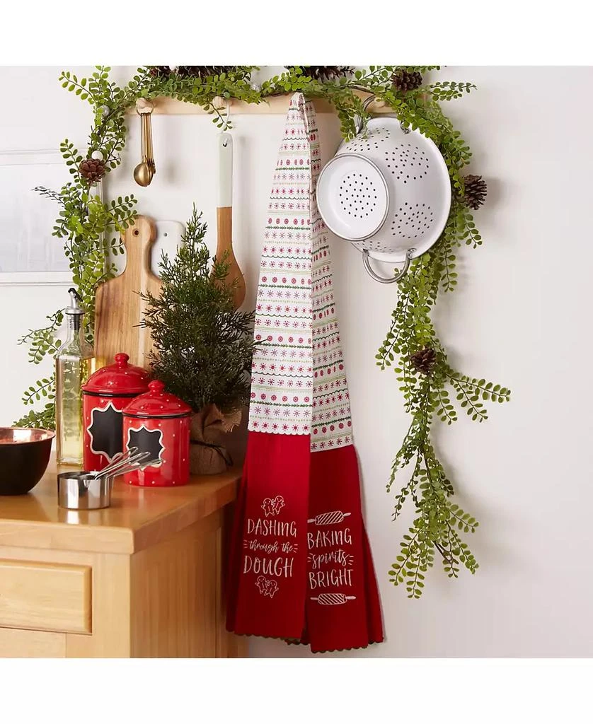 商品Design Imports|Kitchen Towel Holiday Baking Kitchen Scarf, 4" x 70",价格¥127,第5张图片详细描述