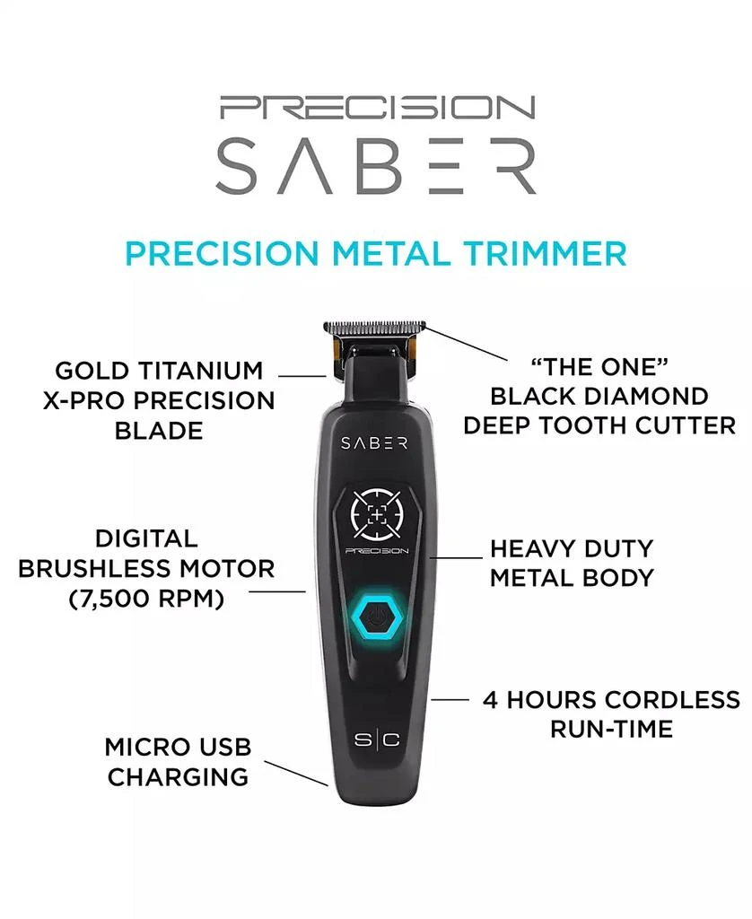 商品StyleCraft Professional|Precision Saber Professional Hair Trimmer,价格¥1271,第3张图片详细描述