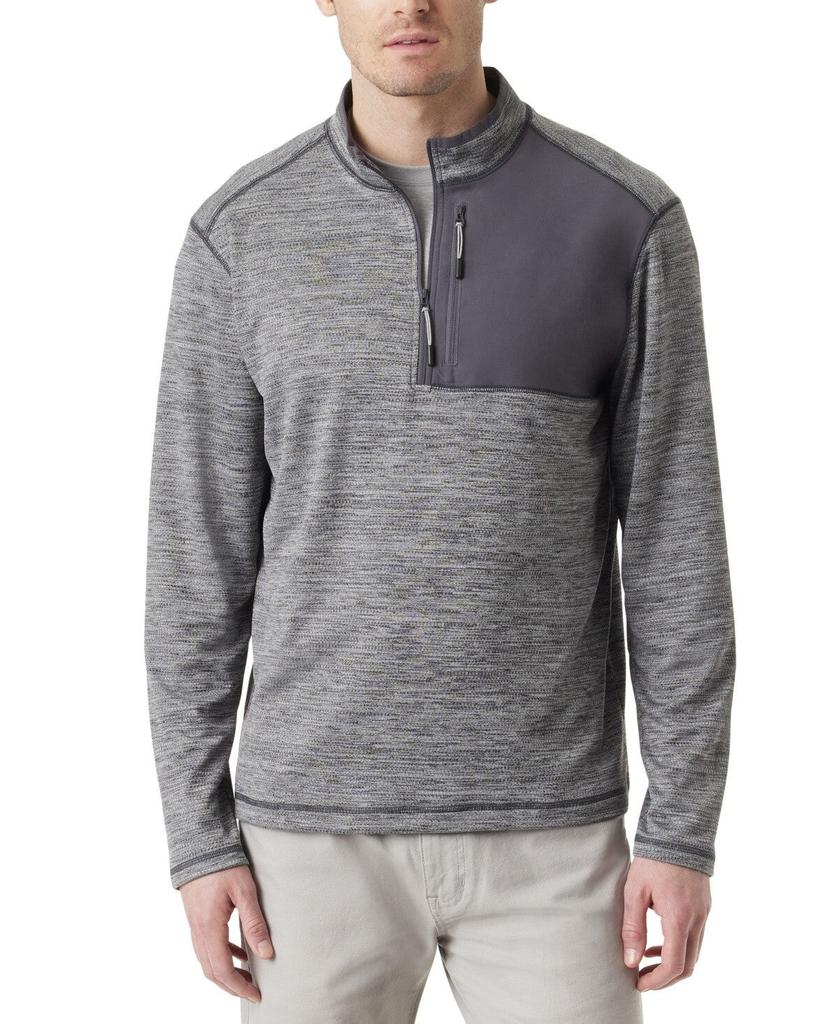 Pull-over zippé pour homme, coupe ajustée, col montant, en fonte forgée, modèle MAC200 image 2