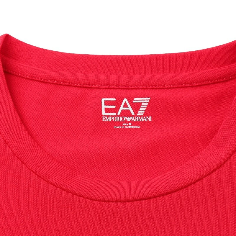 EMPORIO ARMANI 男士红色棉质短袖T恤 3KPT62-PJ03Z-1451 商品