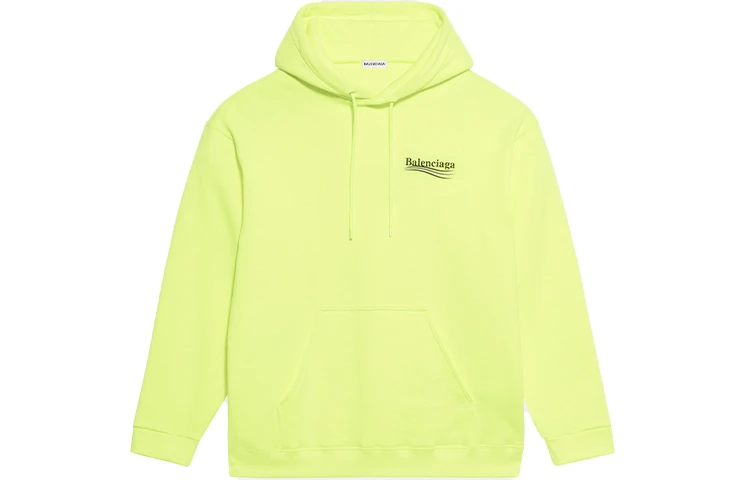 商品[国内直发] Balenciaga|巴黎世家 可乐字母Logo连帽卫衣 女款 黄色,价格¥3054,第1张图片