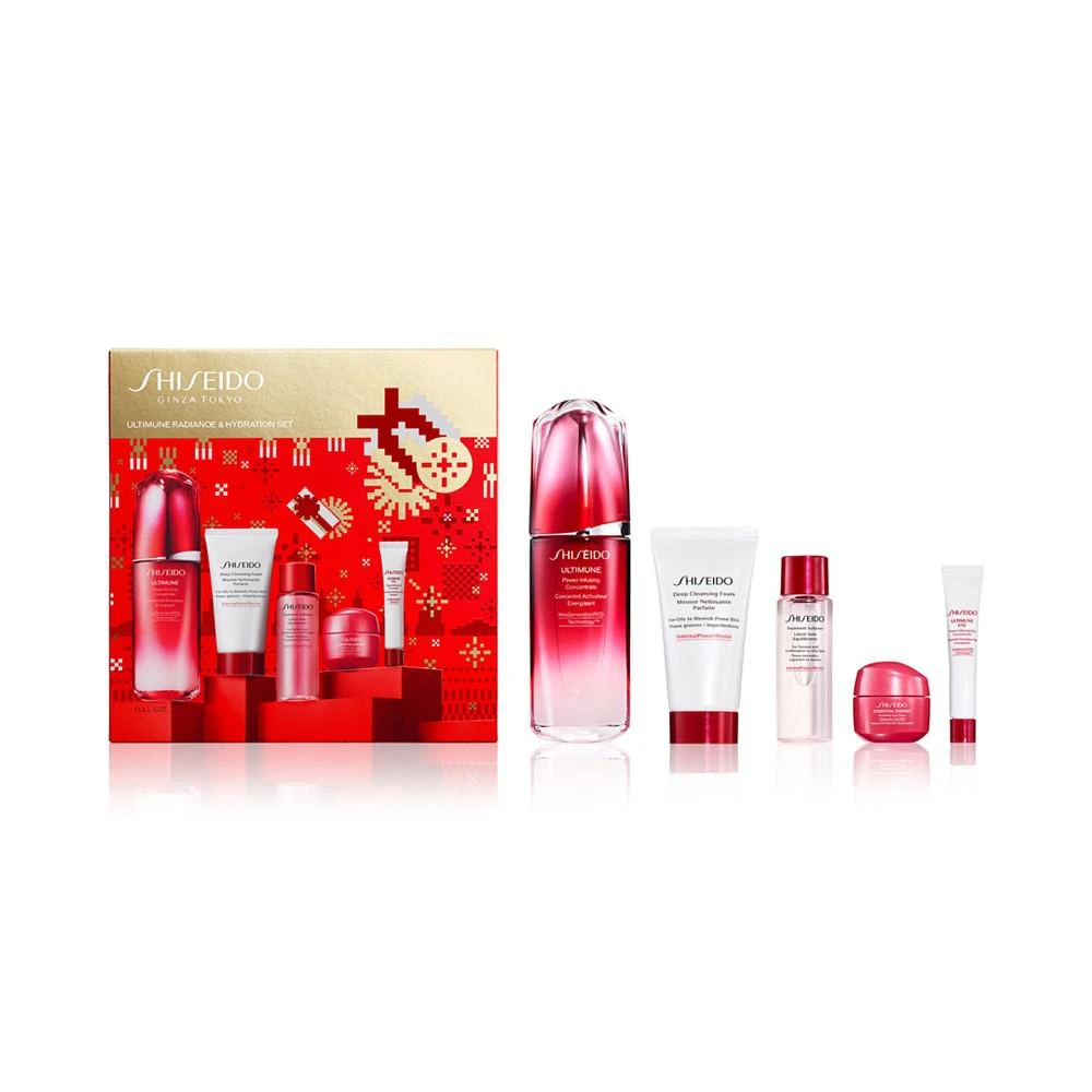 商品Shiseido|5-Pc. Ultimune Radiance & Hydration Skincare Set,价格¥1055,第1张图片
