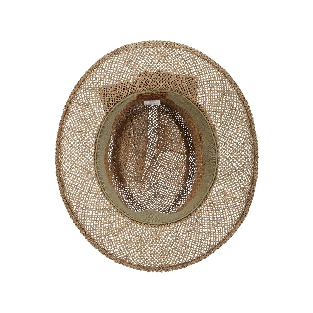 商品SCALA|Women's Animal-Print Short-Brim Seagrass Gambler Hat,价格¥673,第2张图片详细描述