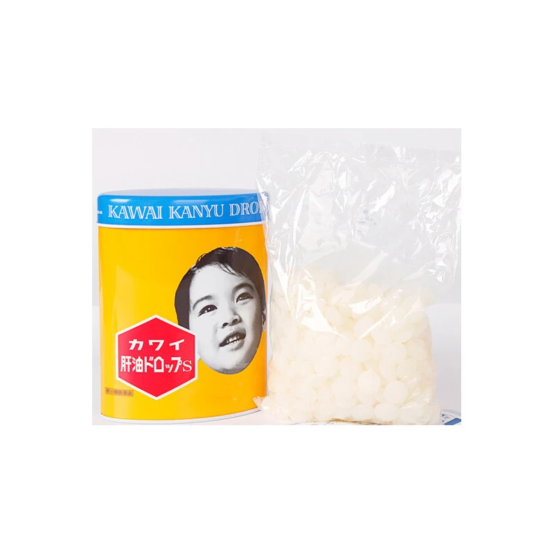 日本Kawai卡哇伊维生素A+D（香蕉味）鱼肝油300粒 商品