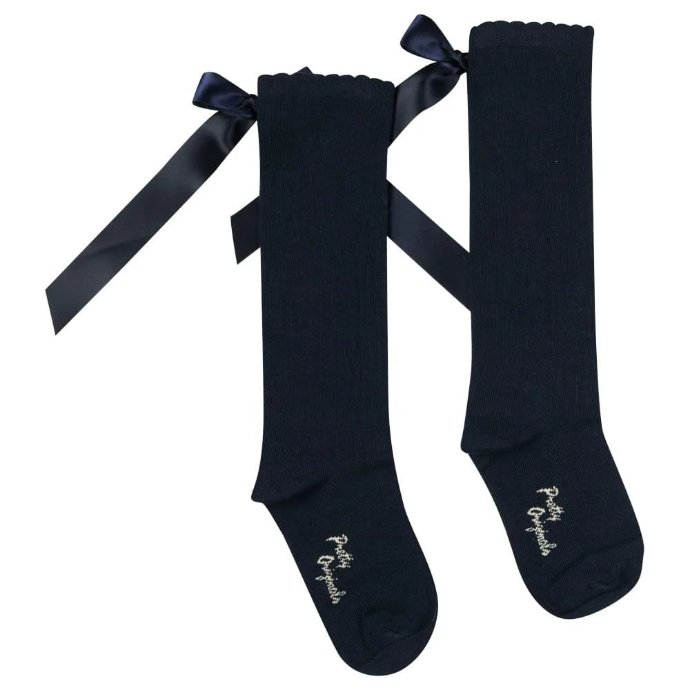 商品Pretty Originals|Knee High Socks Navy,价格¥48,第3张图片详细描述