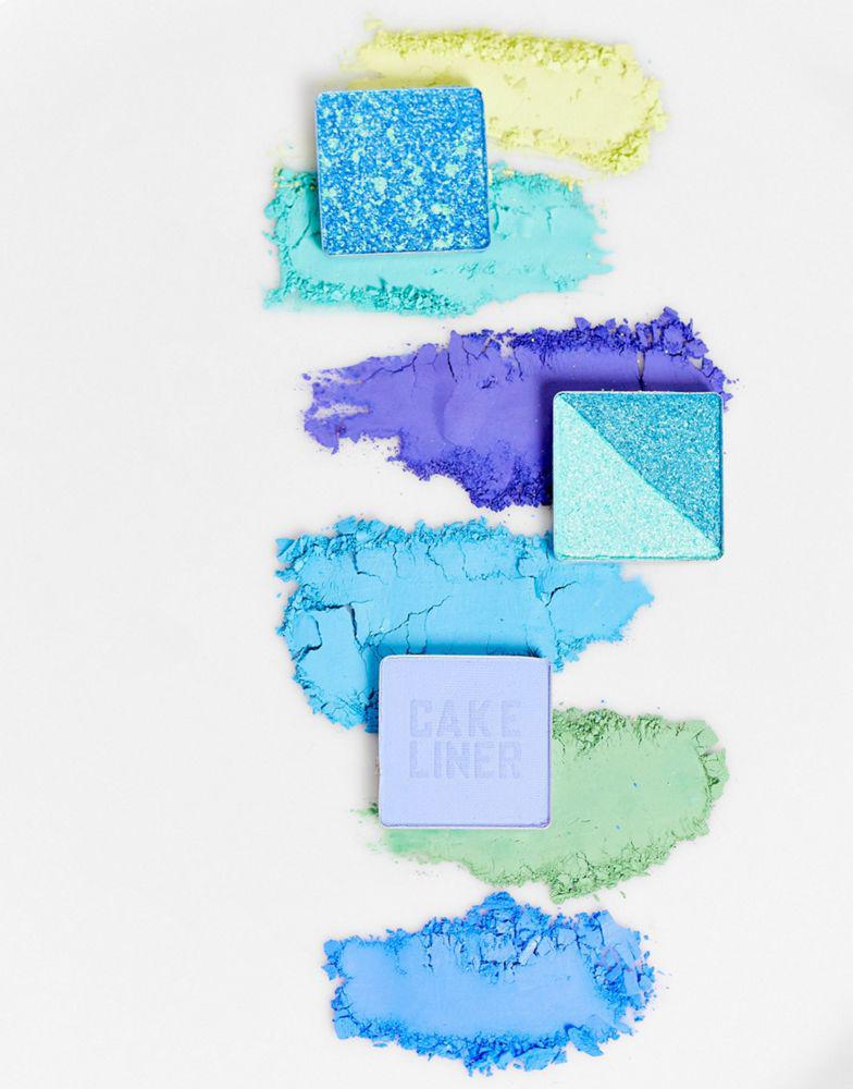 Huda Beauty Color Block Obsessions Eyeshadow Palette - Blue & Green商品第4张图片规格展示