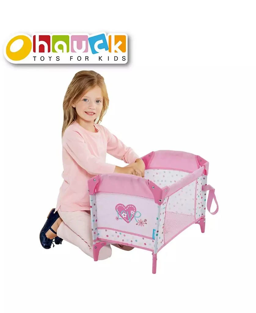 商品Redbox|Love Heart Doll Play Yard Baby Doll Accessory - Folds for Easy Storage and Travel,价格¥186,第2张图片详细描述