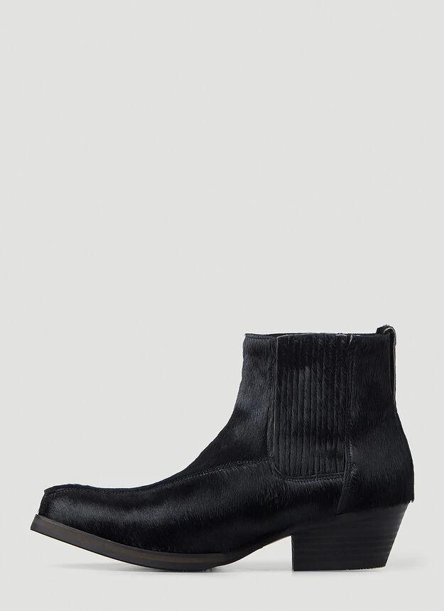 商品Our Legacy|Abstract Gator Boots in Black,价格¥2317,第3张图片详细描述