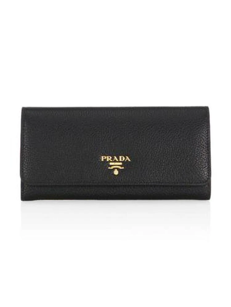 商品Prada|Prada - Leather Flap Wallet,价格¥5212,第1张图片