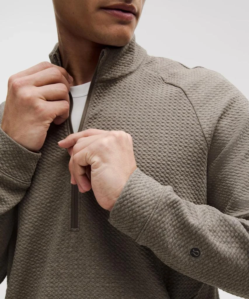 Textured Double-Knit Cotton Half Zip 商品