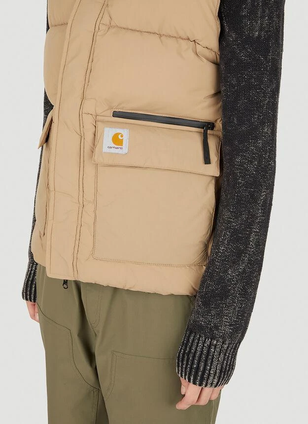 商品Carhartt WIP|Milton Sleeveless Jacket in Beige,价格¥1459,第5张图片详细描述