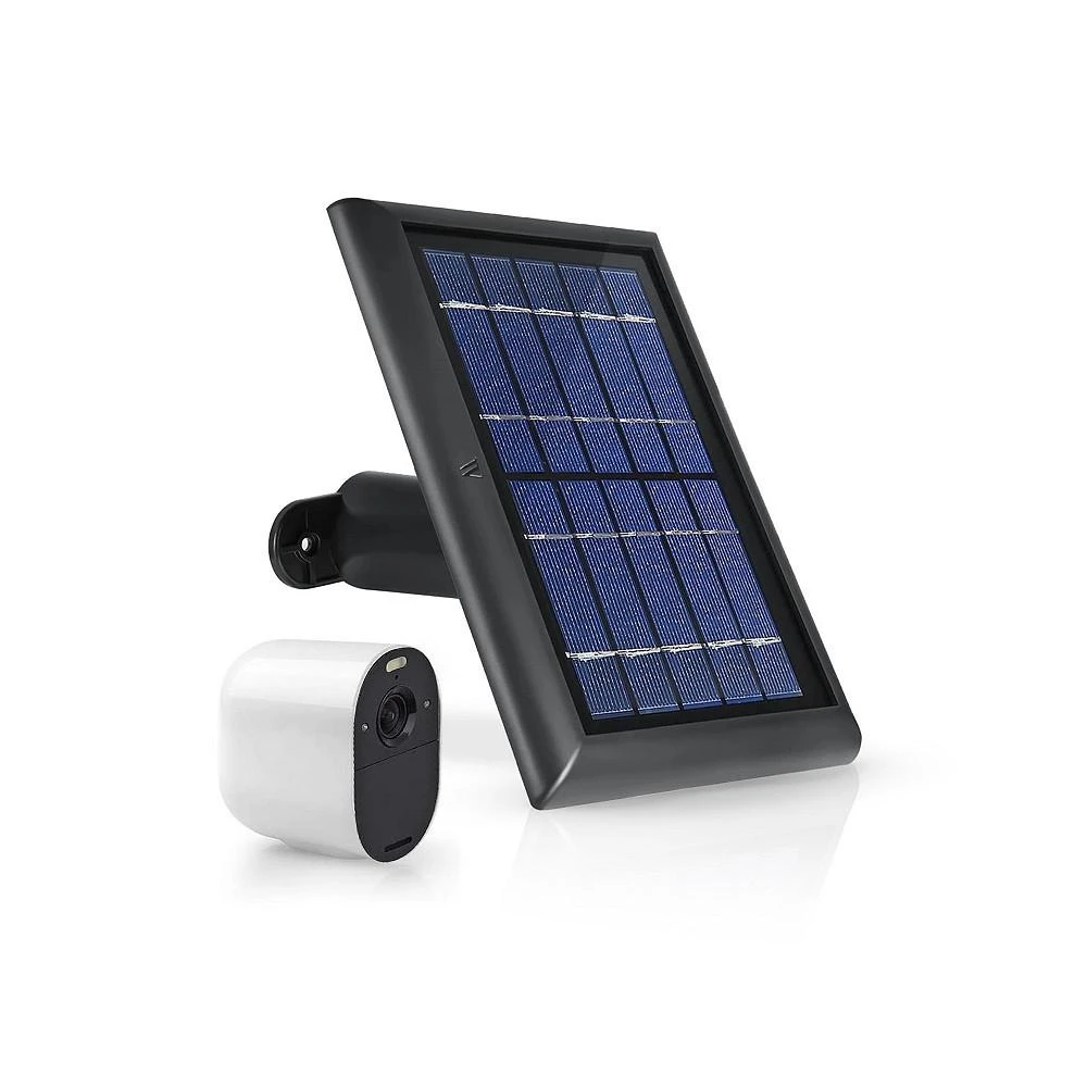 商品Wasserstein|Solar Panel with 13ft Cable for Arlo Essential Spotlight/XL Spotlight Camera Only - Power Your Arlo Camera Continuously (1 Pack, Black),价格¥277,第1张图片