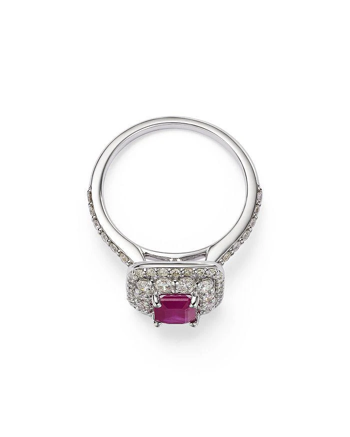 商品Bloomingdale's Fine Collection|Ruby & Diamond Ring in 14K White Gold,价格¥43434,第3张图片详细描述