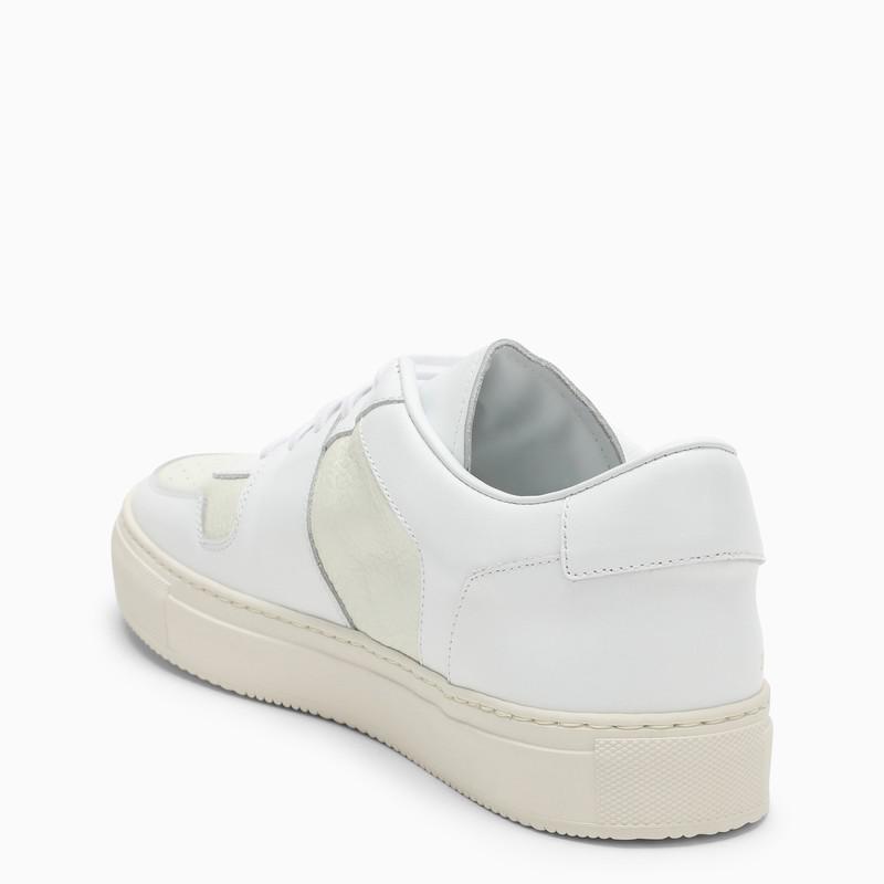 White leather low top sneakers商品第4张图片规格展示