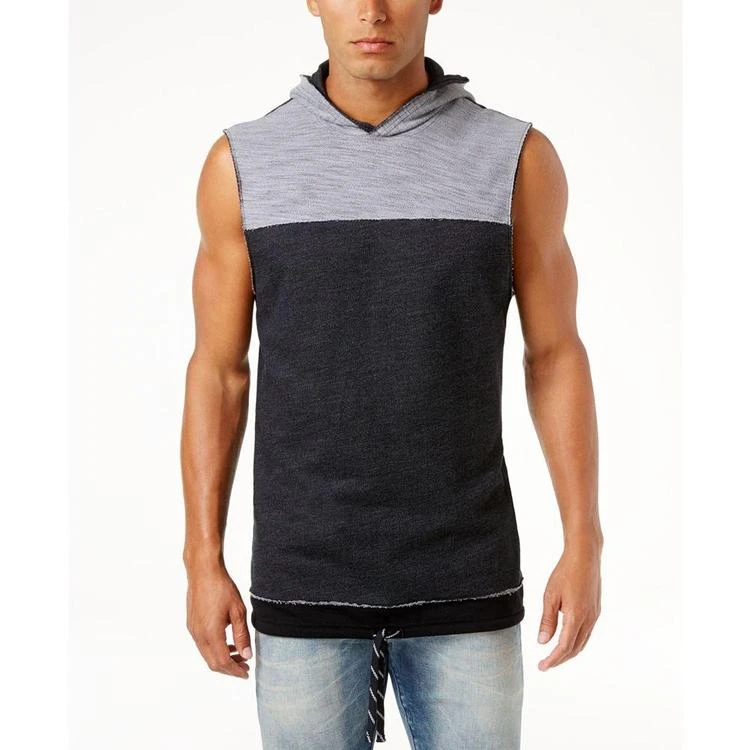 商品American Rag|Men's Colorblocked Sleeveless Hoodie, Created for Macy's,价格¥115,第2张图片详细描述