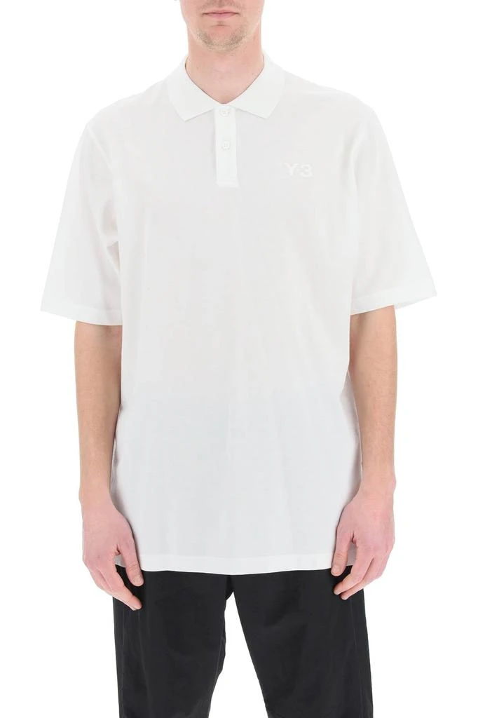 商品Y-3|Y-3 oversized polo shirt with logo,价格¥443,第2张图片详细描述