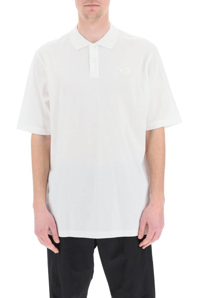 商品Y-3|Y-3 oversized polo shirt with logo,价格¥343,第4张图片详细描述