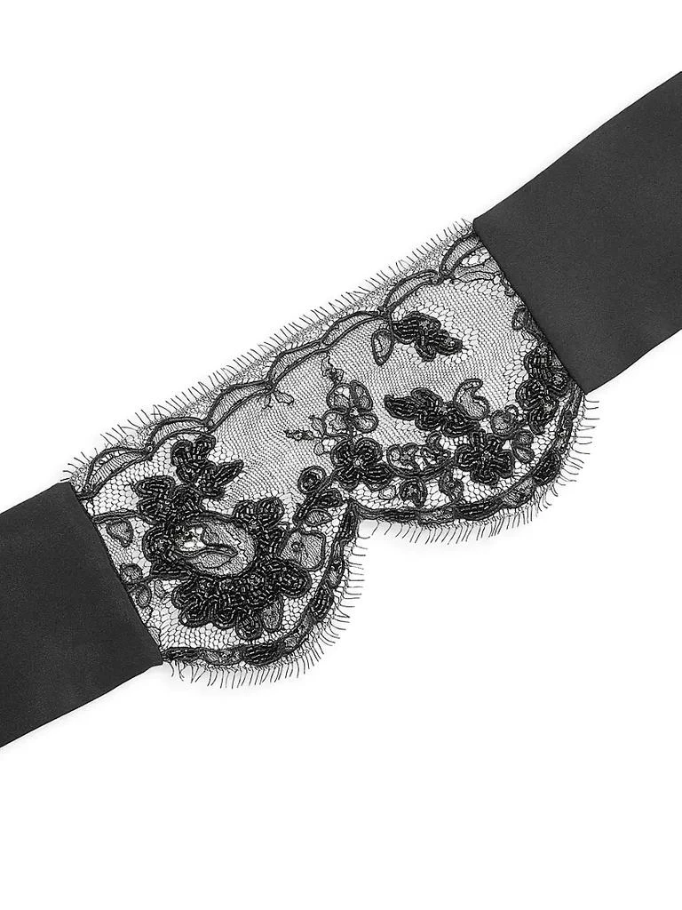 商品Kiki De Montparnasse|Beaded Lace &amp; Satin Blindfold,价格¥1405,第2张图片详细描述
