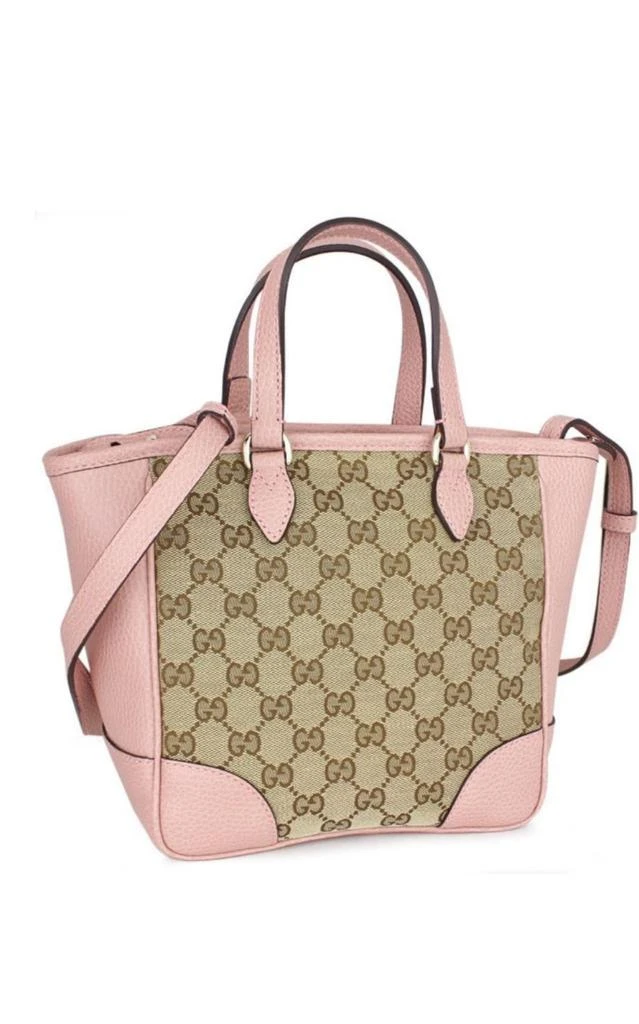 商品Gucci|Pink GG Canvas Small Bree Tote,价格¥10990,第2张图片详细描述