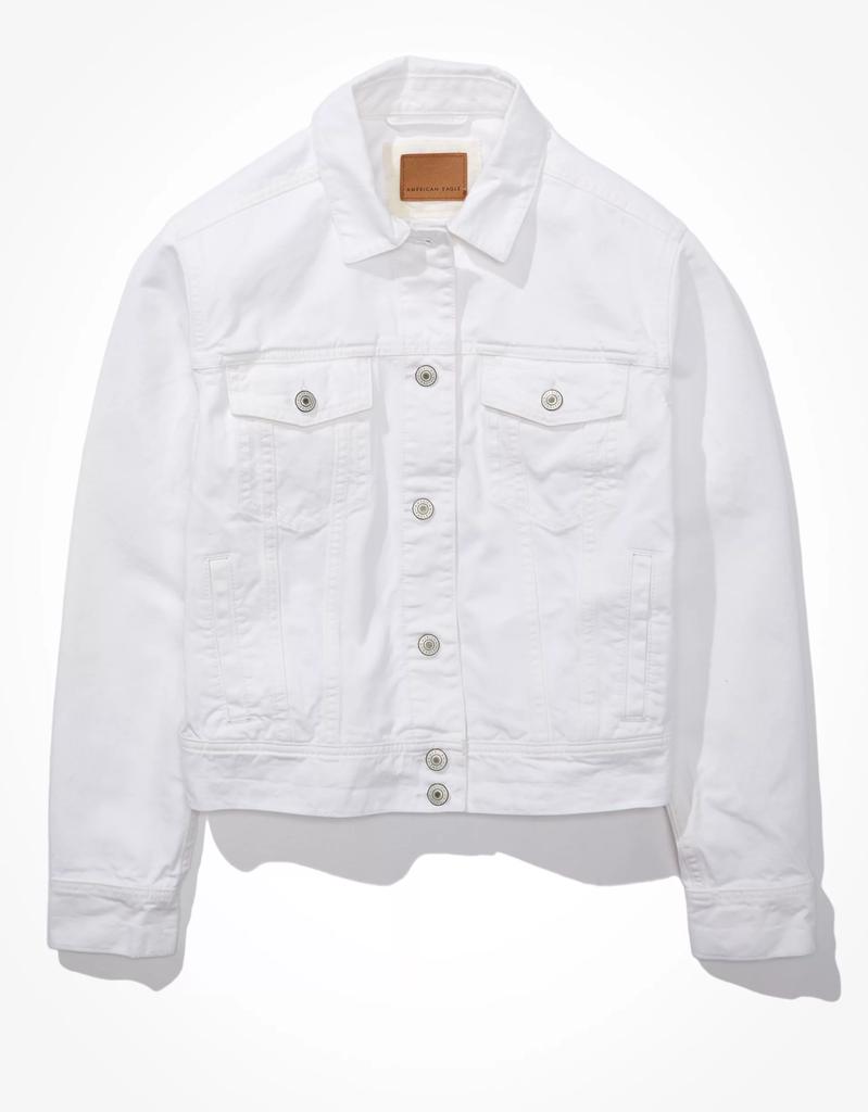 AE Classic White Denim Jacket商品第4张图片规格展示