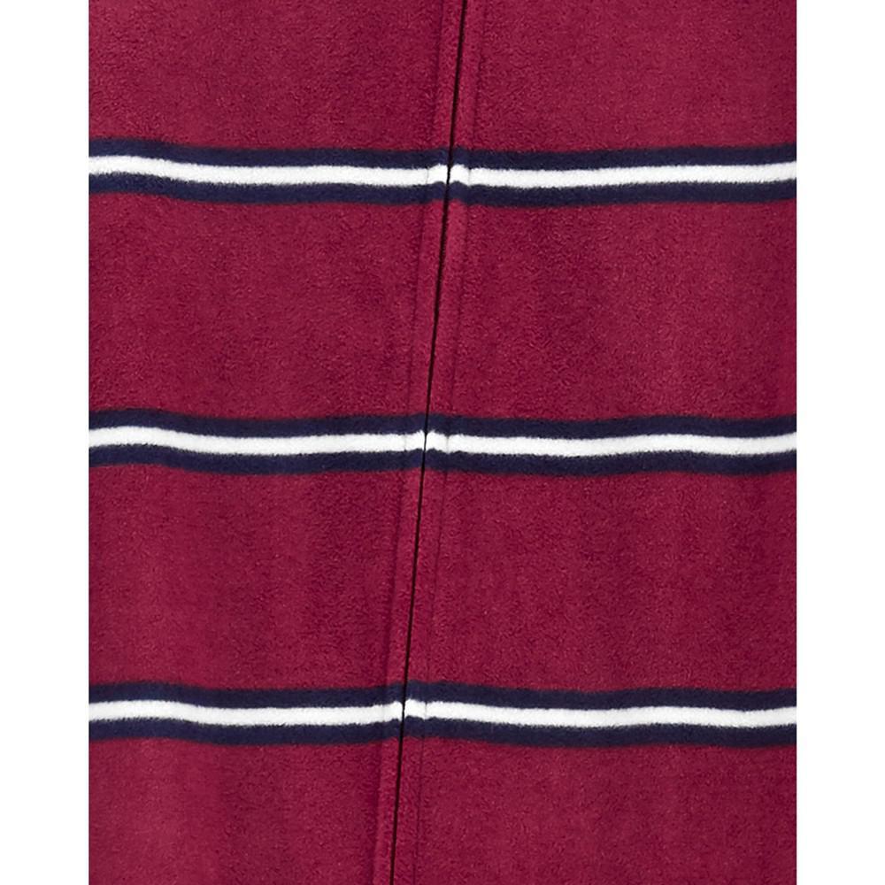 商品Carter's|Little Boys One-Piece Stripes Fleece Footie Pajama,价格¥88,第4张图片详细描述