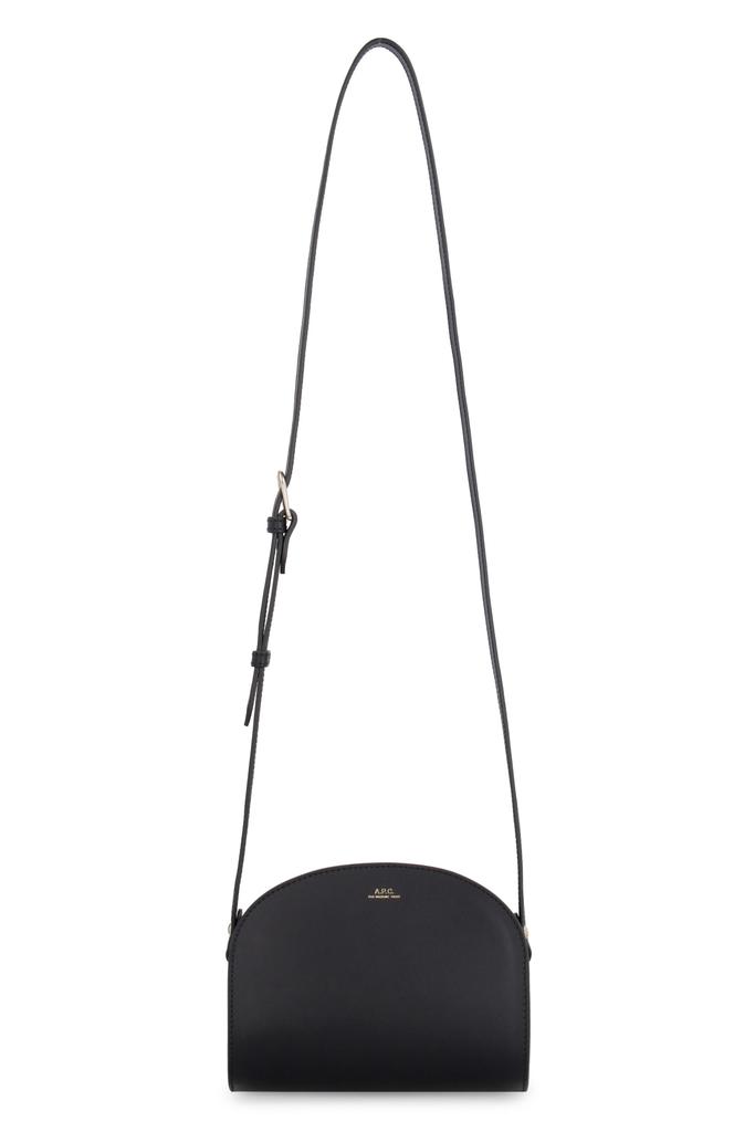 A.P.C. Mini Demi-lune Leather Crossbody Bag商品第4张图片规格展示