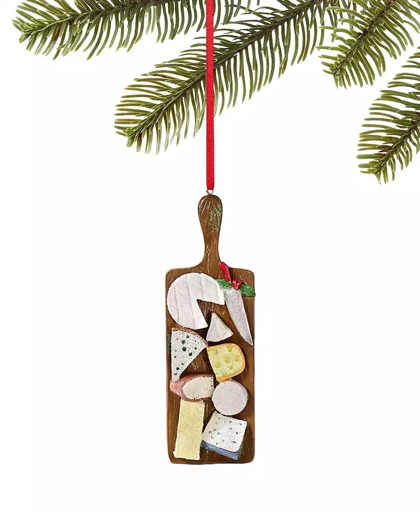 商品Holiday Lane|Foodie Collection Wine & Spirits Cheese Board Ornament, Exclusively at Macy's, Exclusively at Macy's,价格¥30,第1张图片