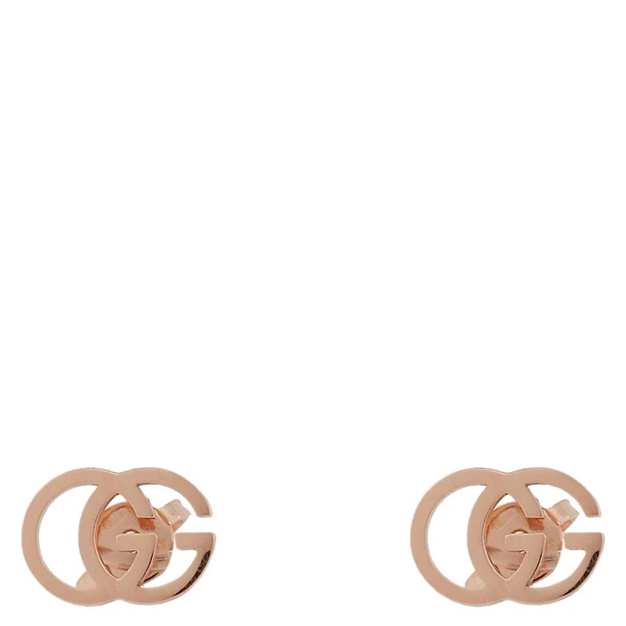 商品Gucci|Running Rose Gold Stud Earrings,价格¥4784,第3张图片详细描述