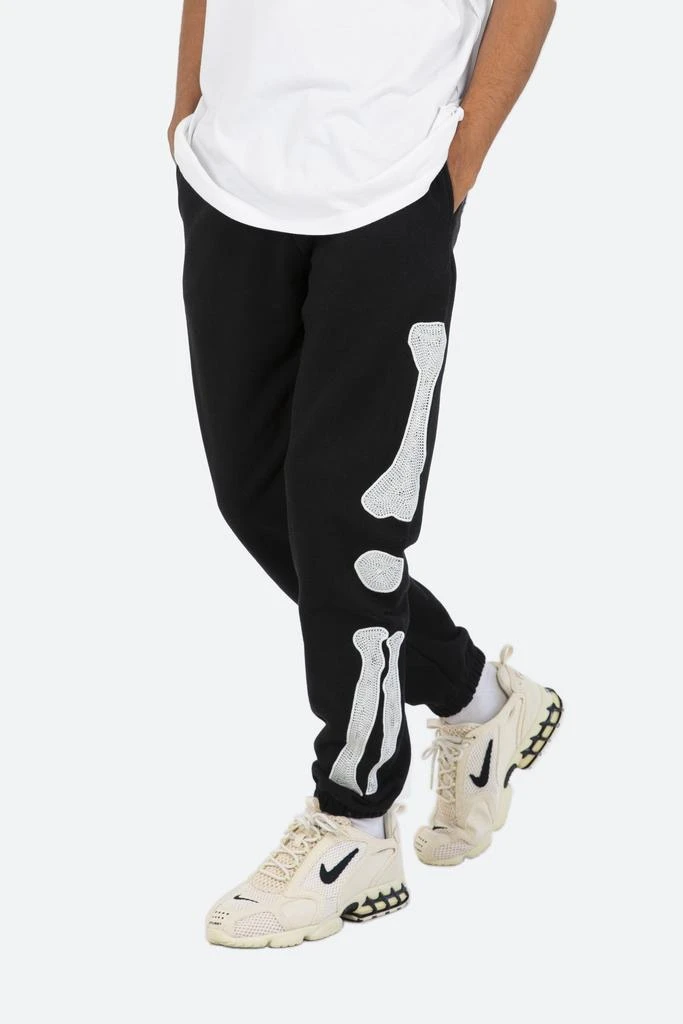 商品MNML|Skeleton Sweatpants - Black,价格¥114,第2张图片详细描述