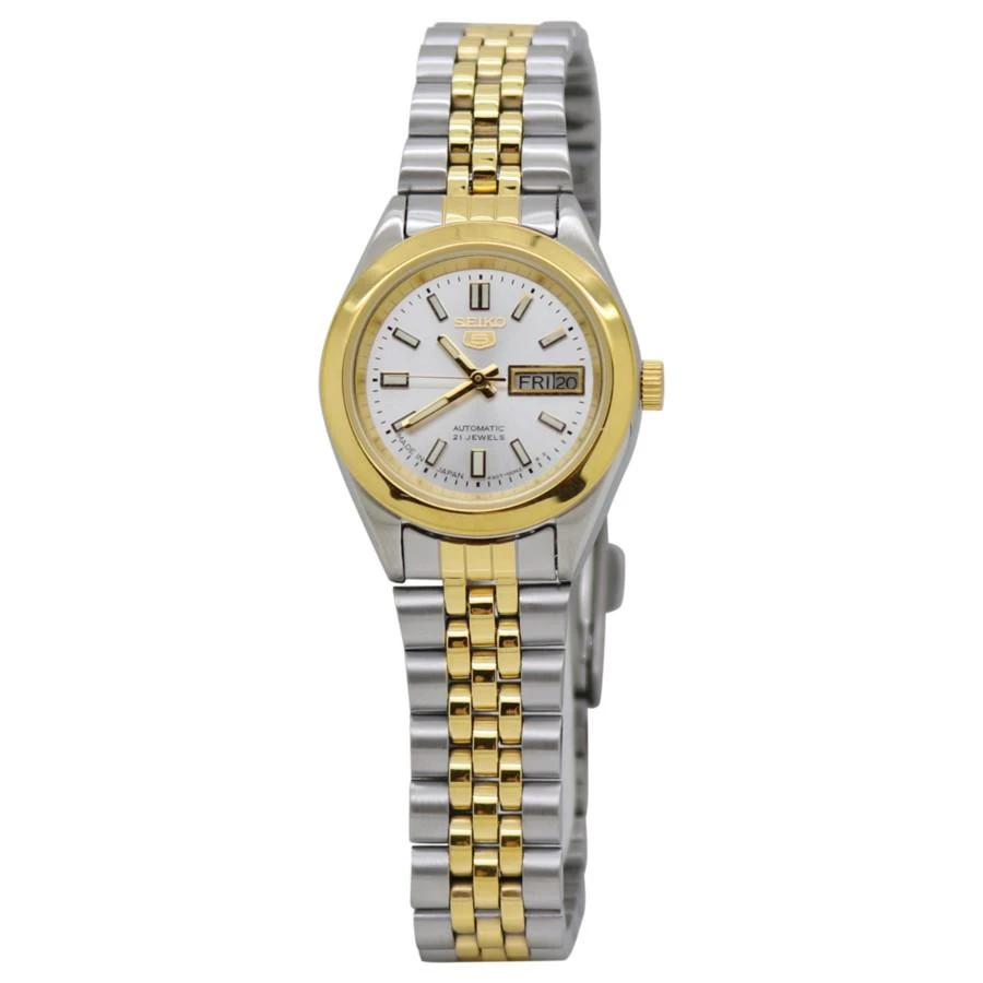 商品Seiko|Seiko Seiko 5 Automatic Silver Dial Ladies Watch SYMF74J1,价格¥985,第1张图片
