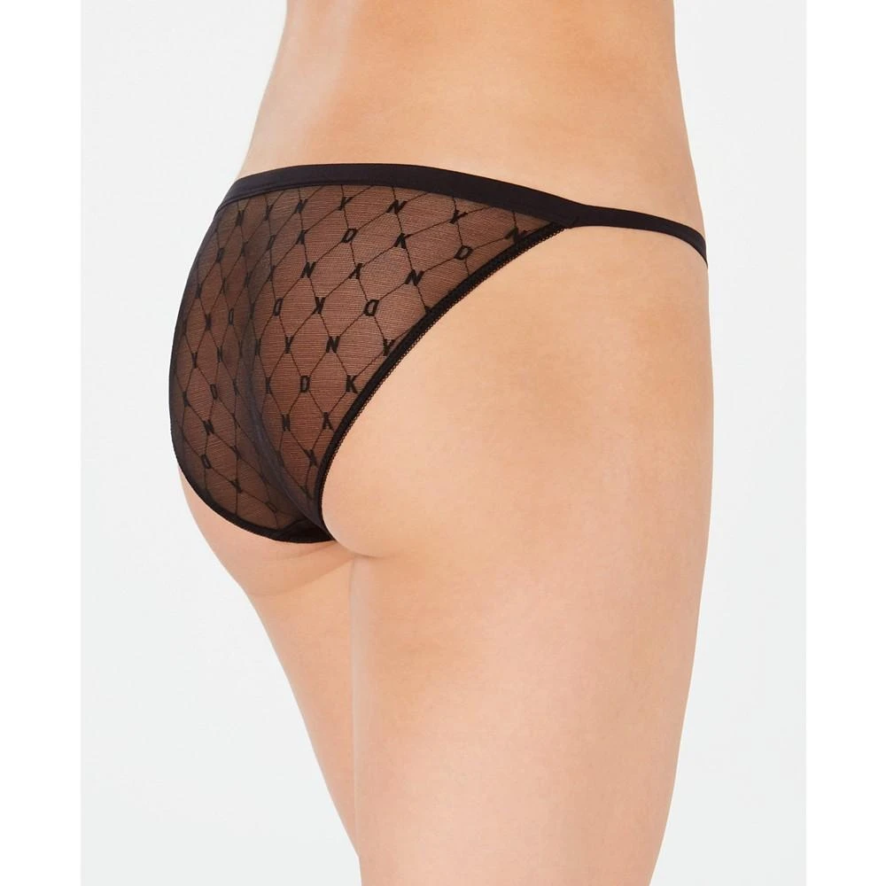 商品DKNY|Monogram Mesh String Bikini Underwear DK5030,价格¥106,第2张图片详细描述