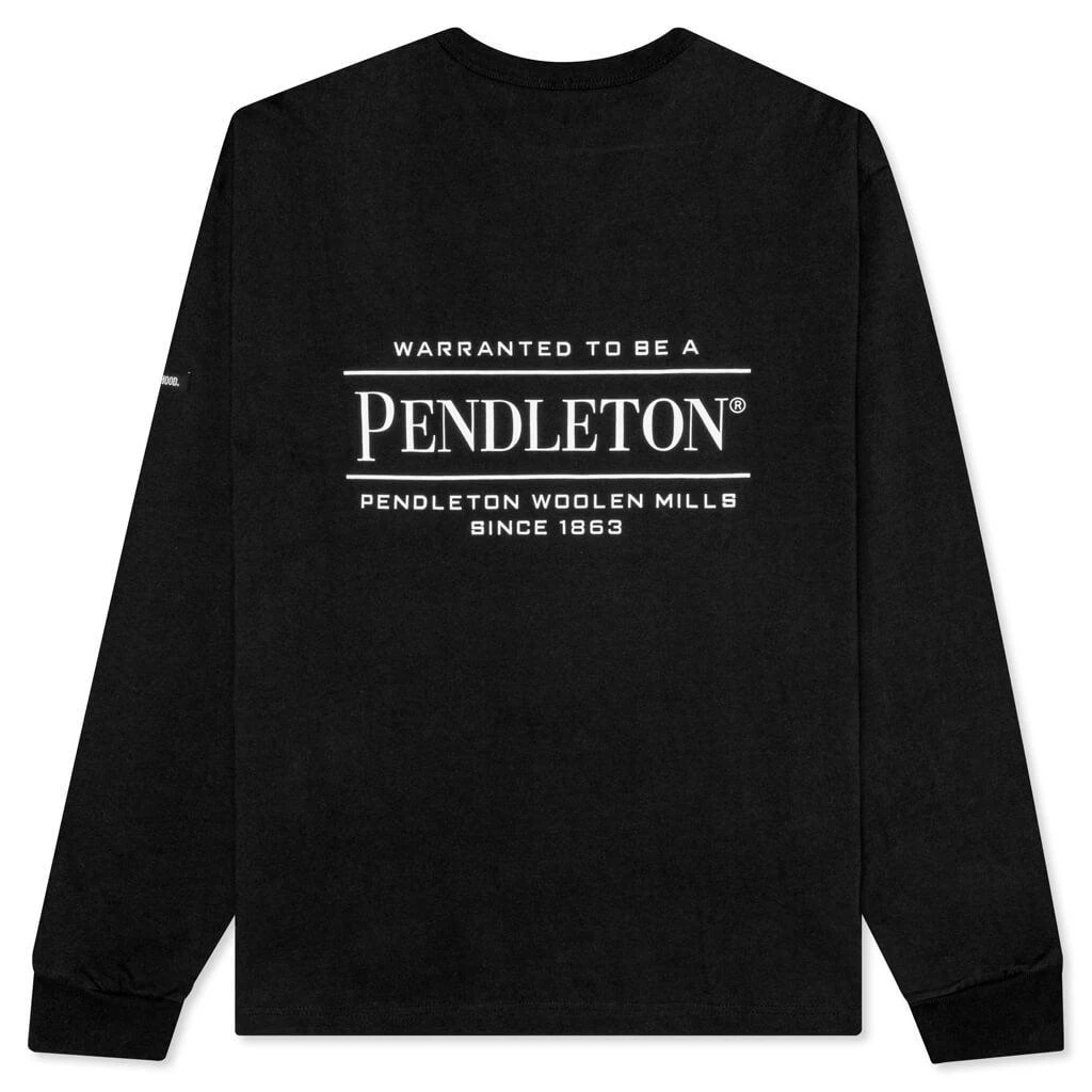 商品NEIGHBORHOOD|Pendleton .CN .CO L/S Tee - Black,价格¥977,第2张图片详细描述