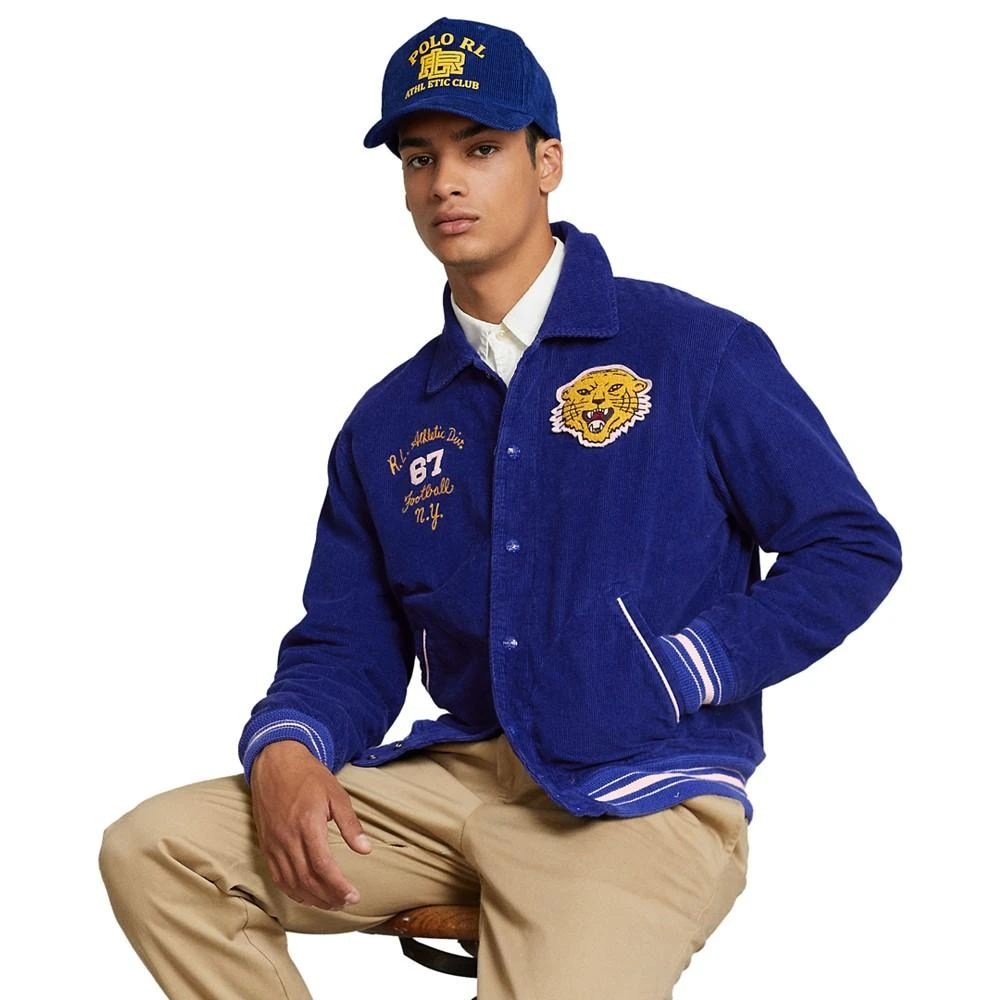 商品Ralph Lauren|Men's Corduroy Varsity-Inspired Jacket,价格¥1150,第1张图片