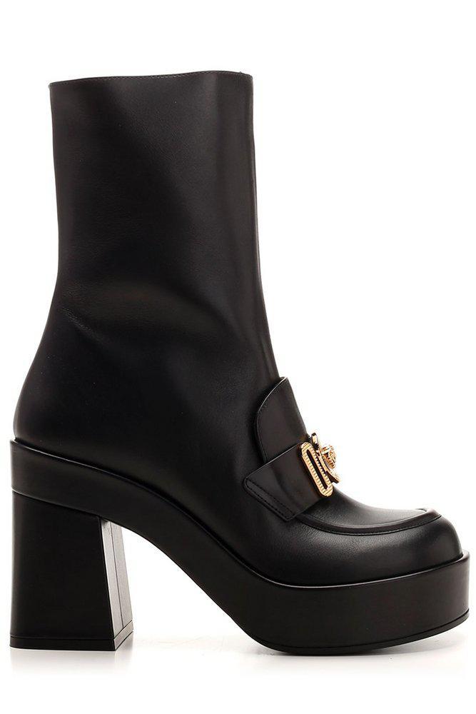 商品Versace|Versace Medusa Biggie Slip-On Platform Boots,价格¥7845,第1张图片