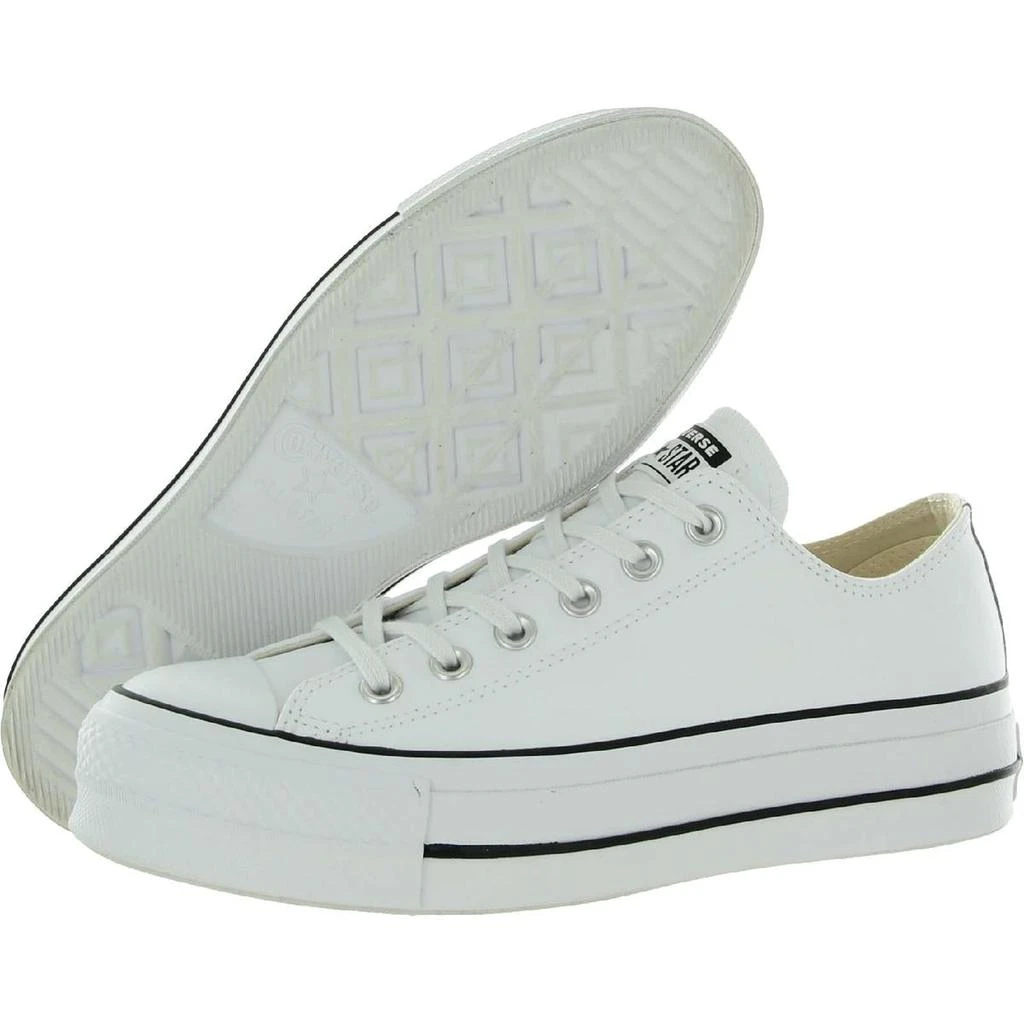 商品Converse|Converse Womens CTAS Lift Clean Ox Leather Casual Platform Sneakers,价格¥313,第5张图片详细描述