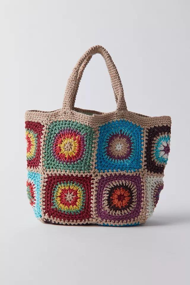 商品Urban Outfitters|Daisy Crochet Mini Tote Bag,价格¥148,第4张图片详细描述